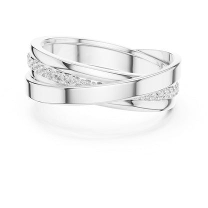Men's Round Lab Grown Diamond Bypass Ring