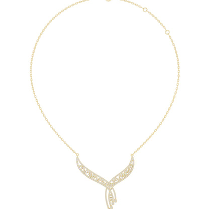 Round Lab Grown Diamond Bypass Pendant
