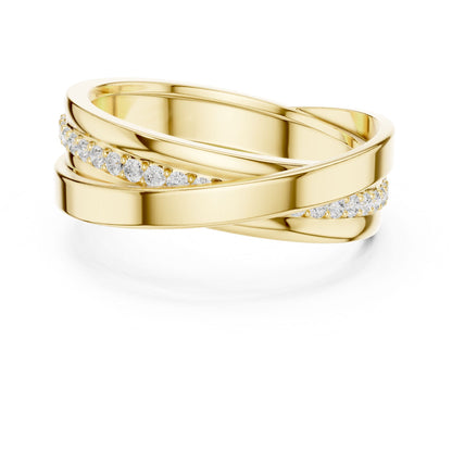 Men's Round Lab Grown Diamond Bypass Ring