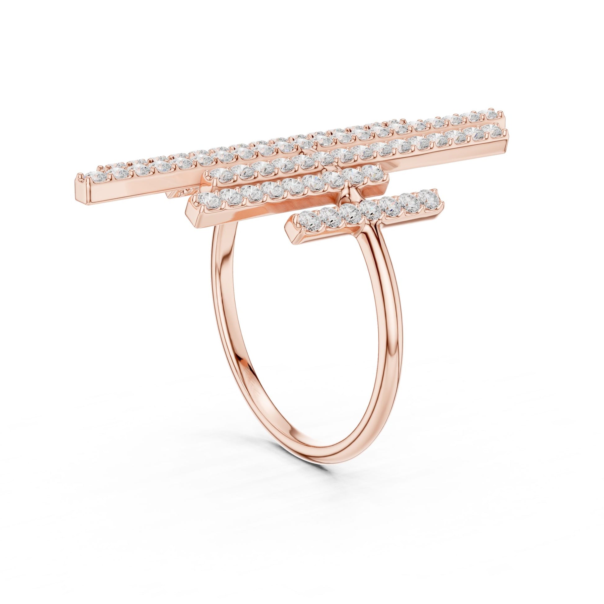 Women's Round Lab Grown Diamond Cluster Ring