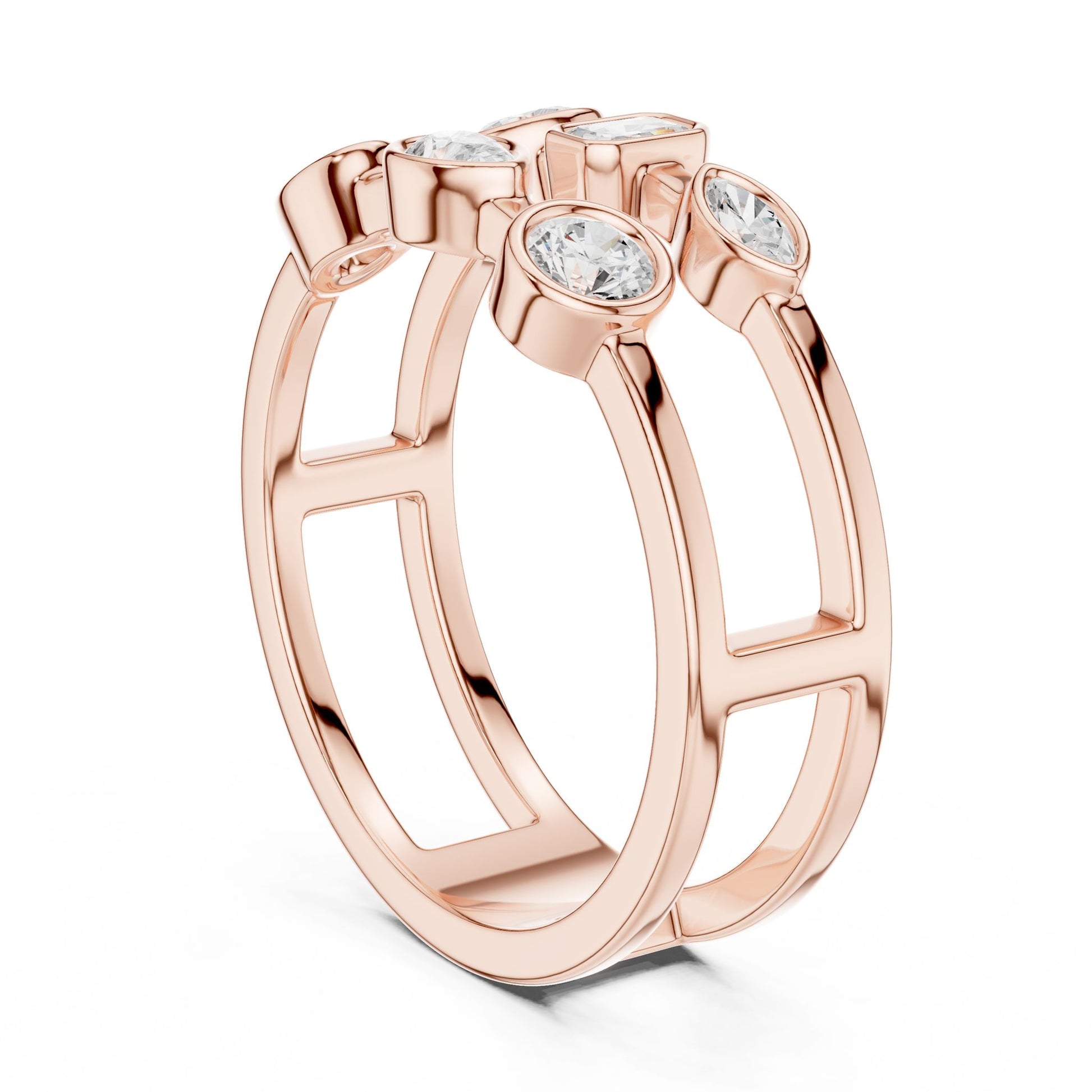 Women's Round Lab Grown Diamond Cluster Ring