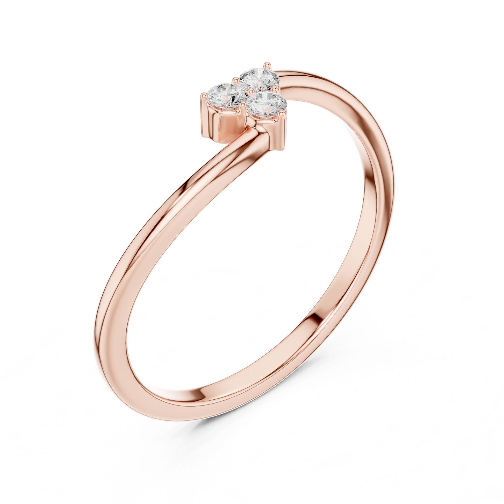 Women's Round Lab Grown Diamond Cluster Ring