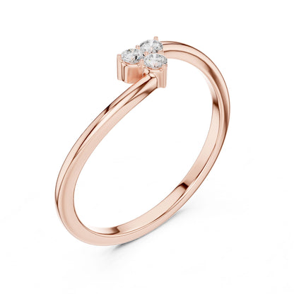 Women's Round Lab Grown Diamond Cluster Ring