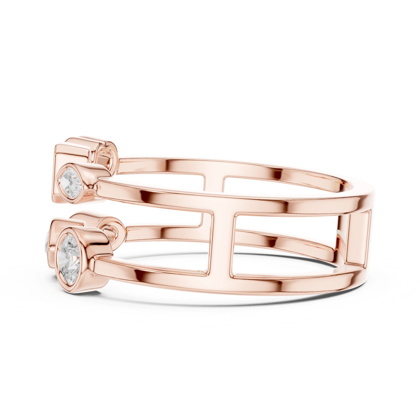 Women's Round Lab Grown Diamond Cluster Ring
