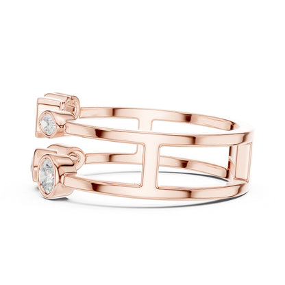 Women's Round Lab Grown Diamond Cluster Ring