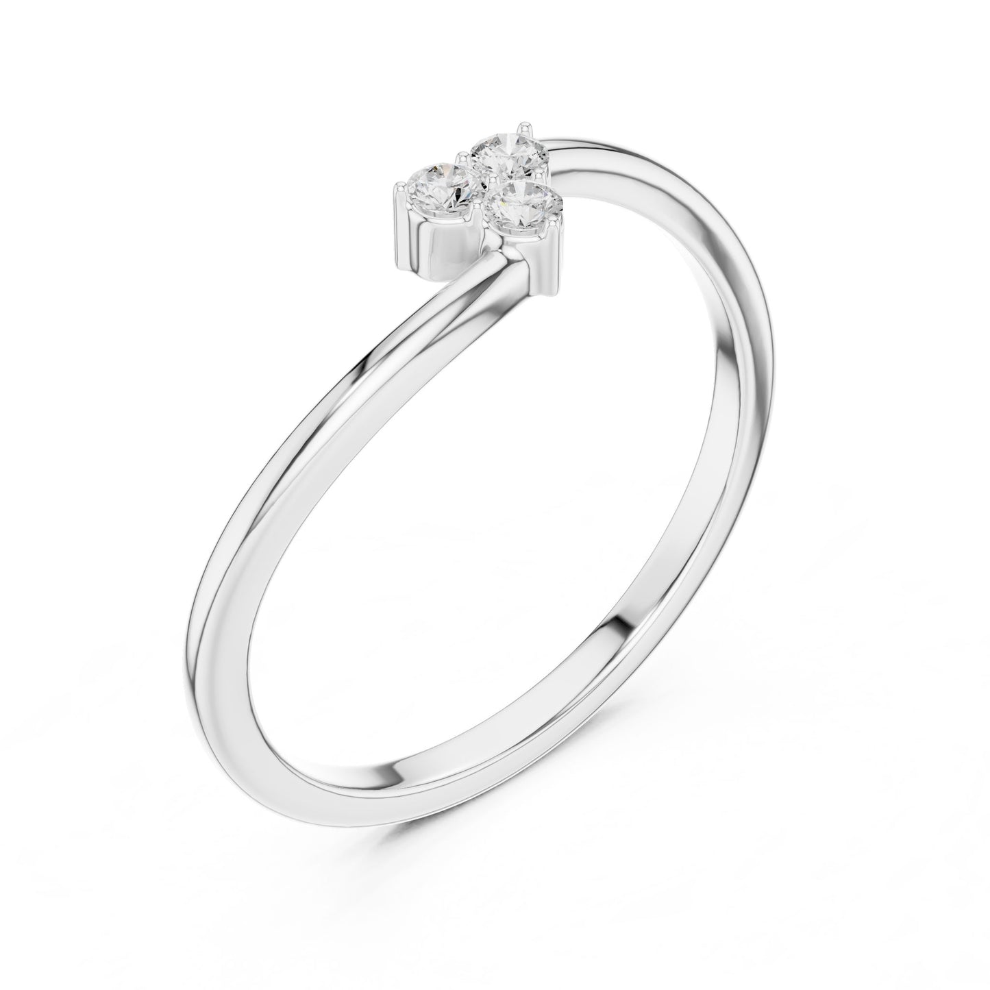 Women's Round Lab Grown Diamond Cluster Ring