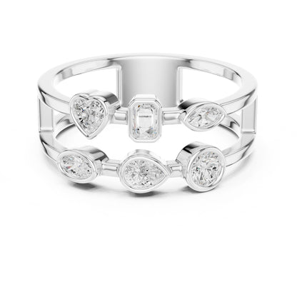 Women's Round Lab Grown Diamond Cluster Ring