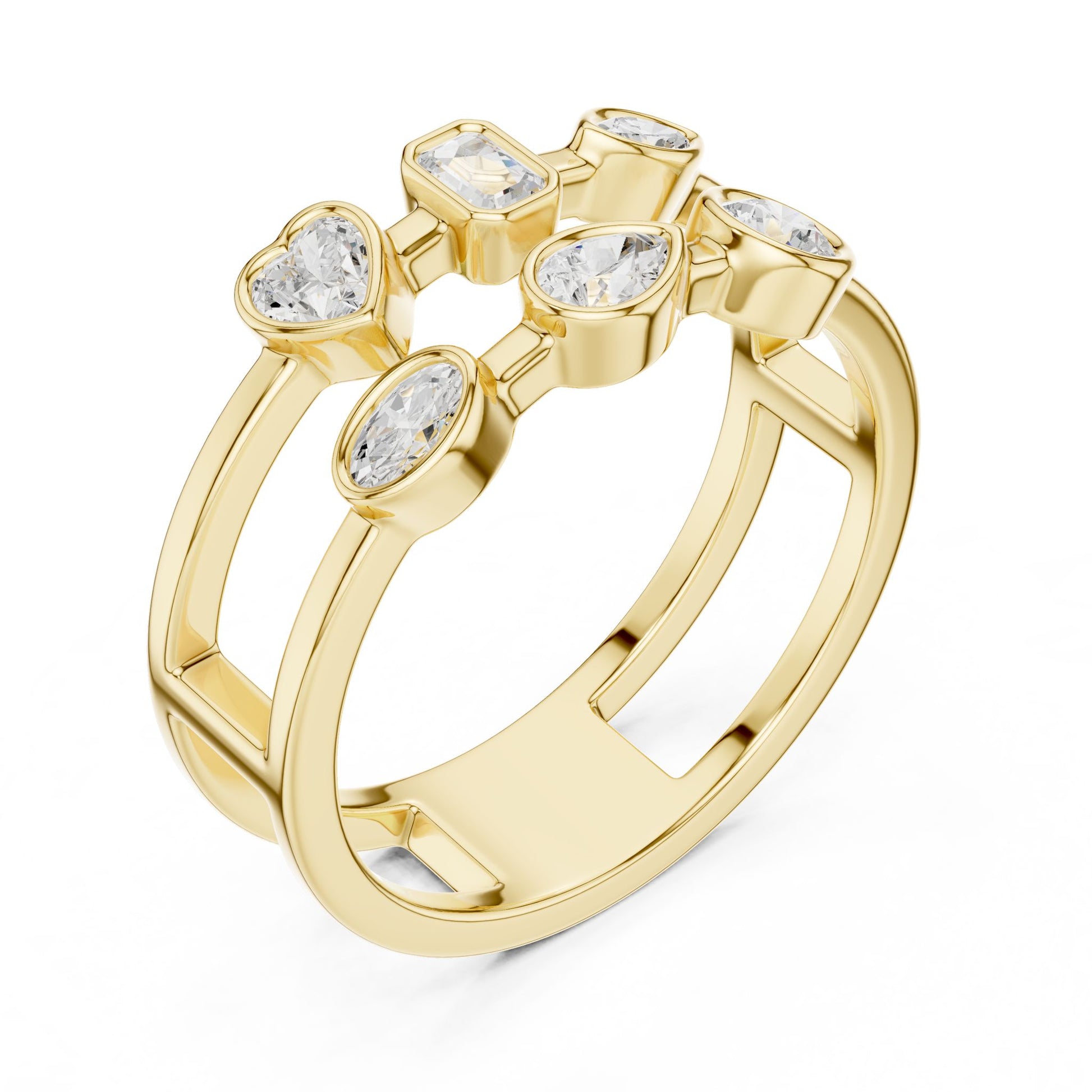 Women's Round Lab Grown Diamond Cluster Ring