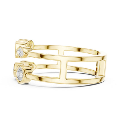 Women's Round Lab Grown Diamond Cluster Ring