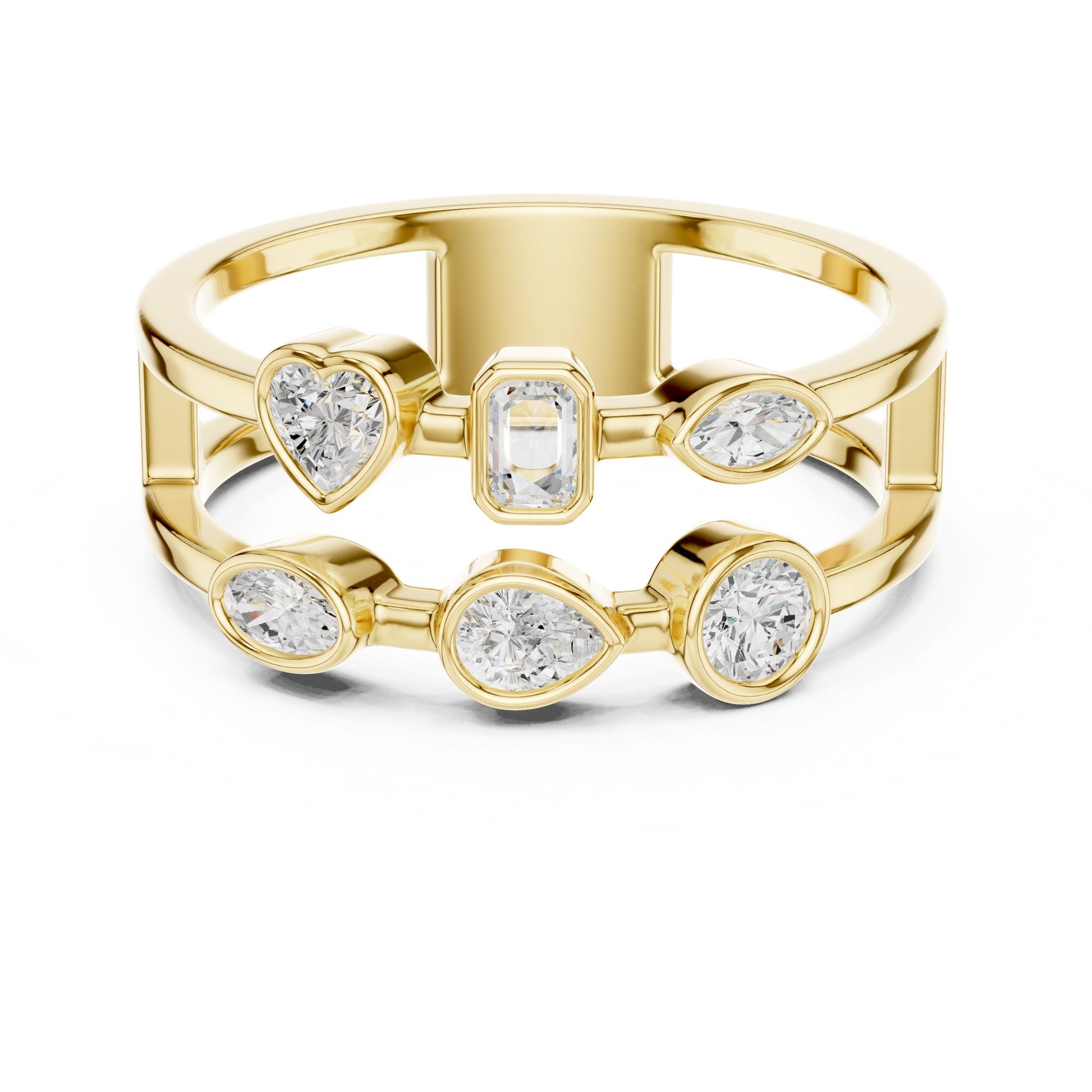 Women's Round Lab Grown Diamond Cluster Ring