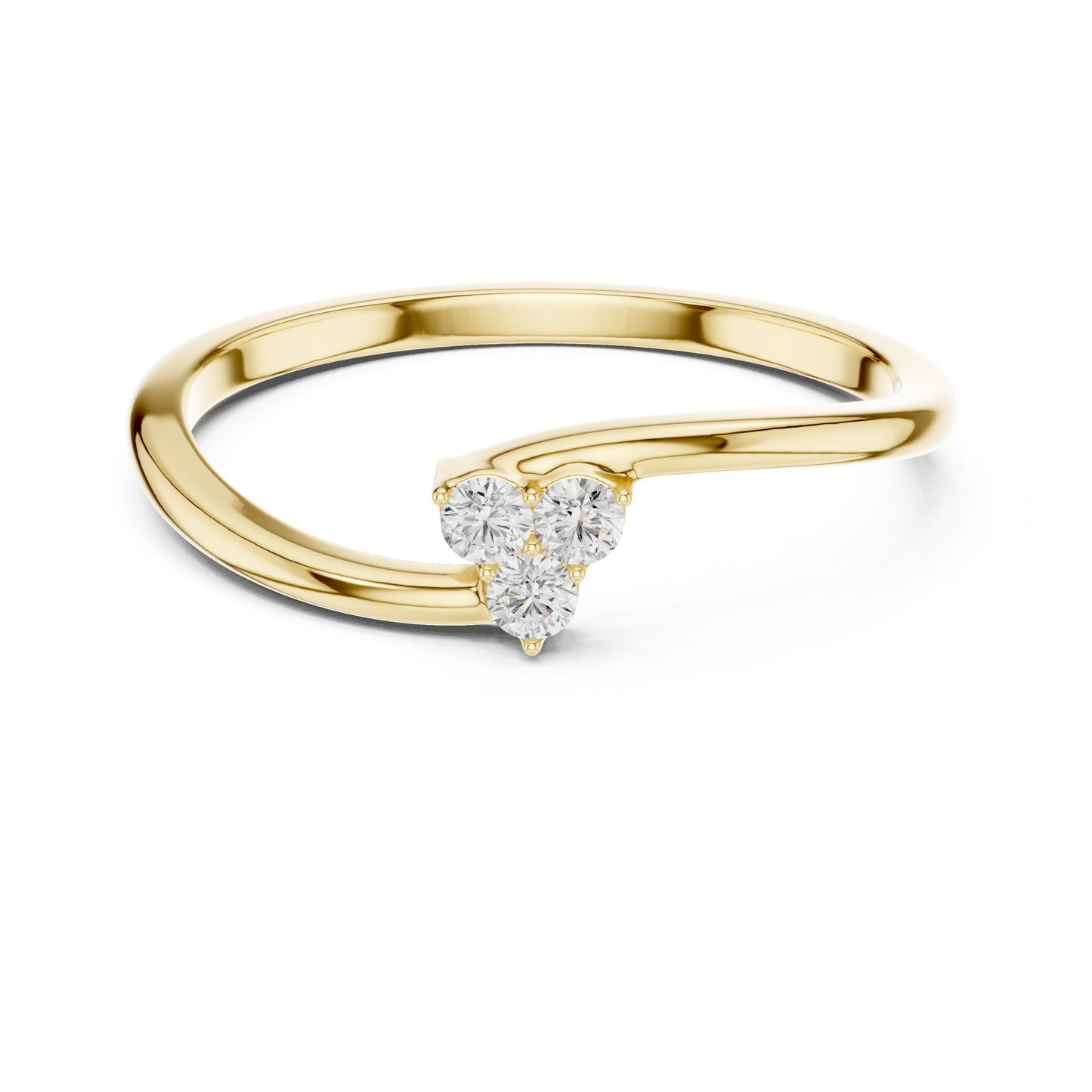 Women's Round Lab Grown Diamond Cluster Ring