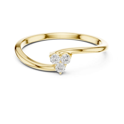 Women's Round Lab Grown Diamond Cluster Ring