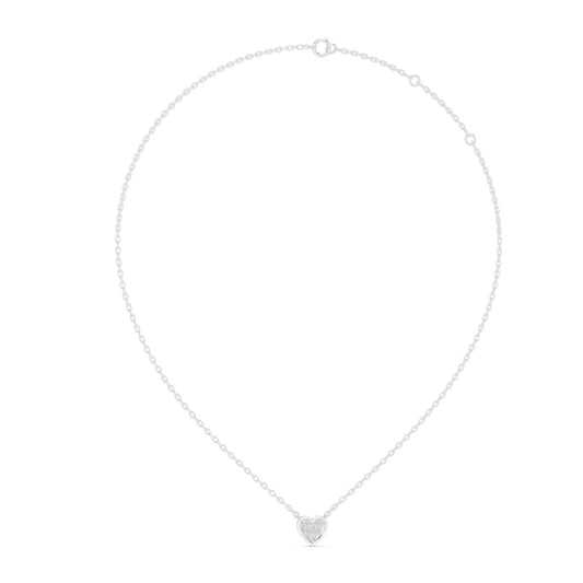 Round Lab Grown Diamond Cluster Pendant