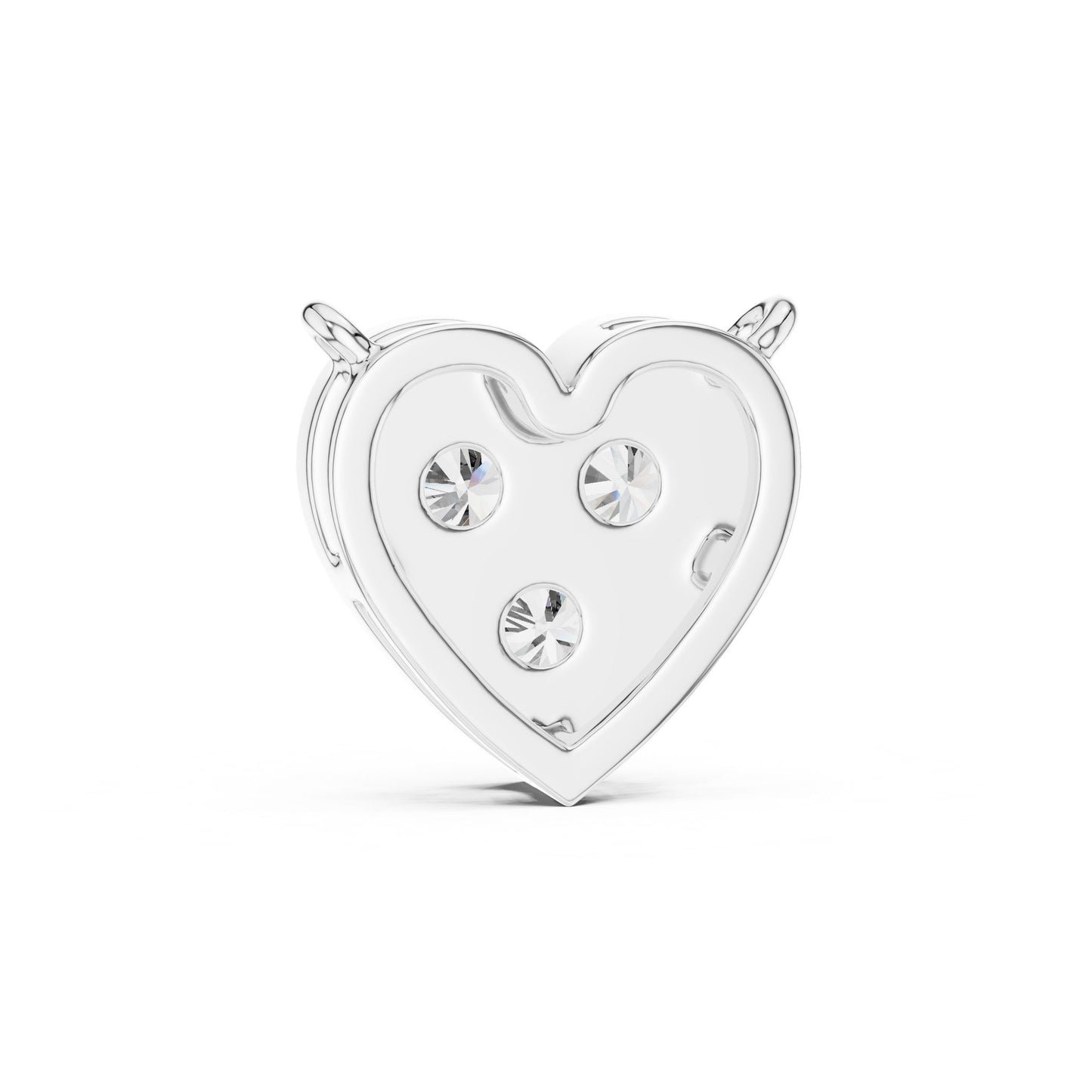 Round Lab Grown Diamond Cluster Pendant