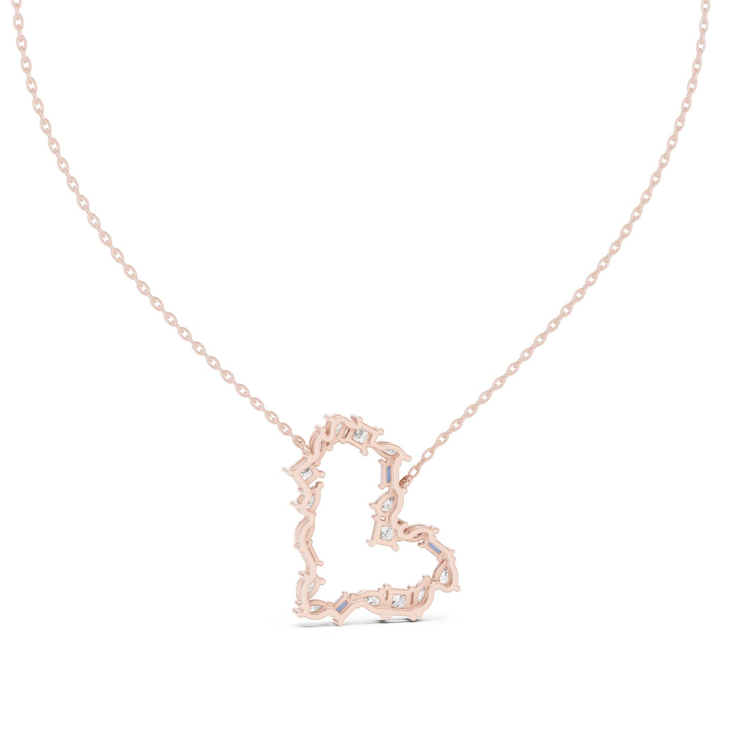 Round Lab Grown Diamond Halo Pendant