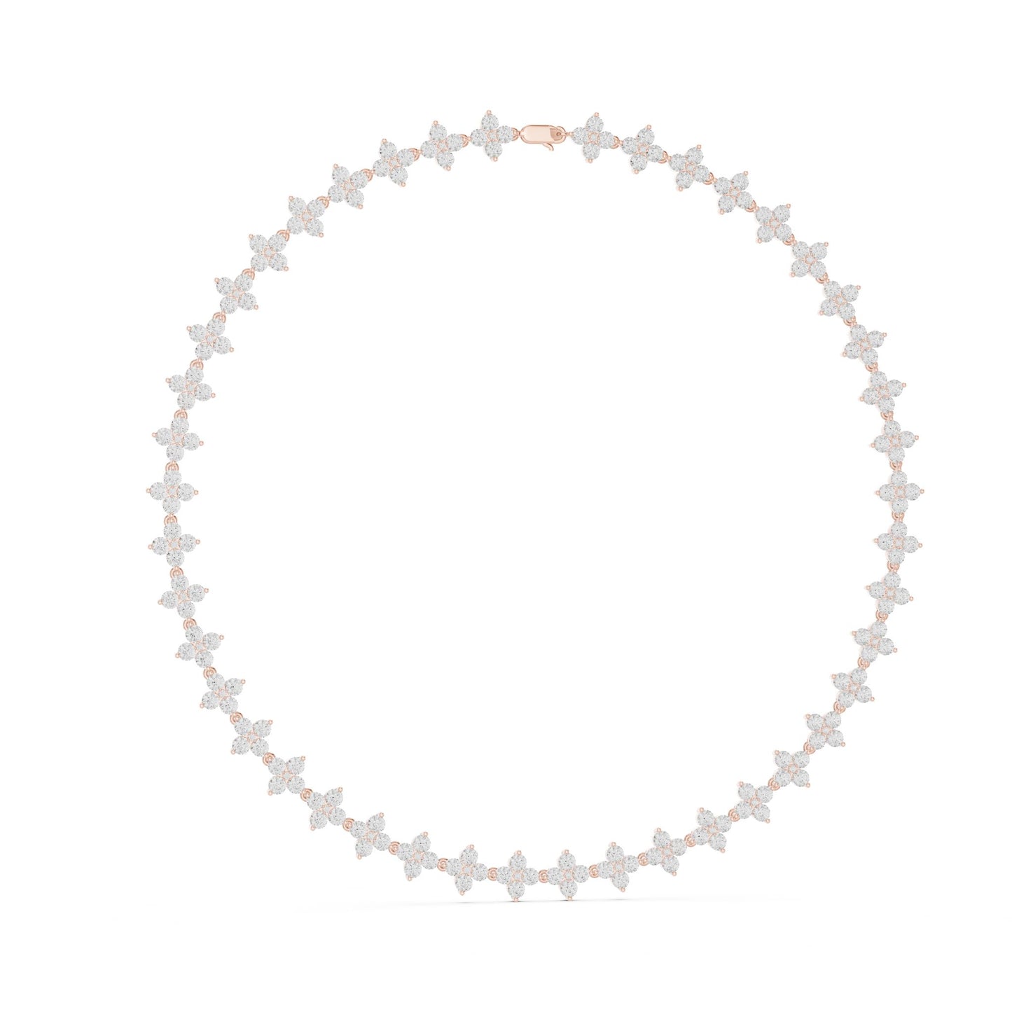 Round Lab Grown Diamond Halo Pendant