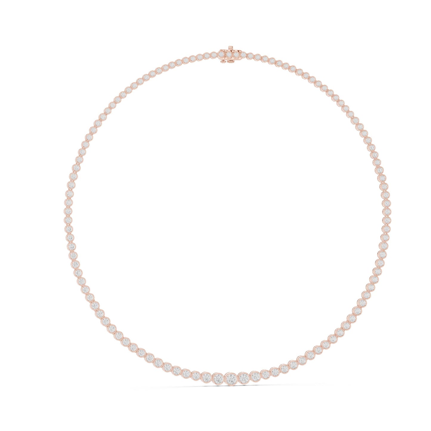 Round Lab Grown Diamond Halo Pendant