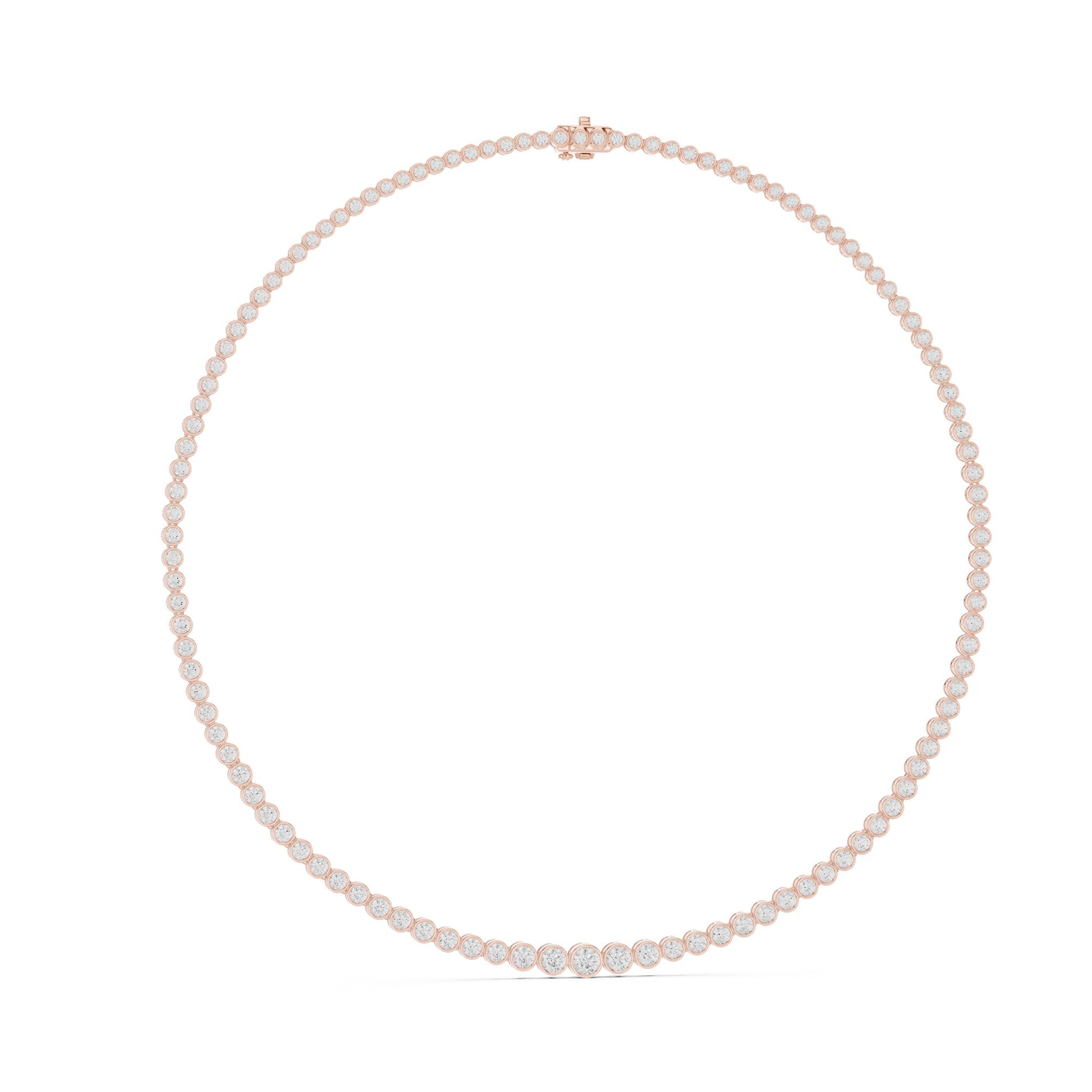 Round Lab Grown Diamond Halo Pendant