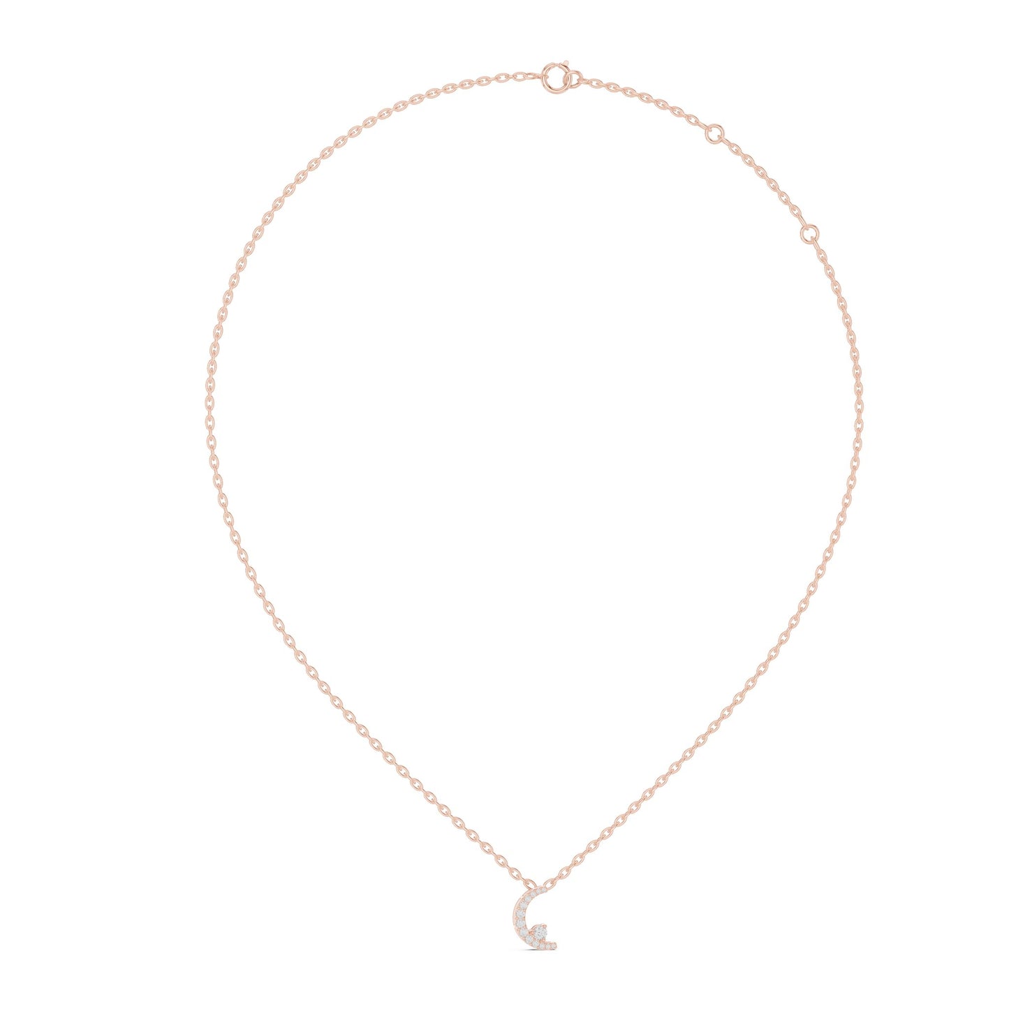 Round Lab Grown Diamond Halo Pendant