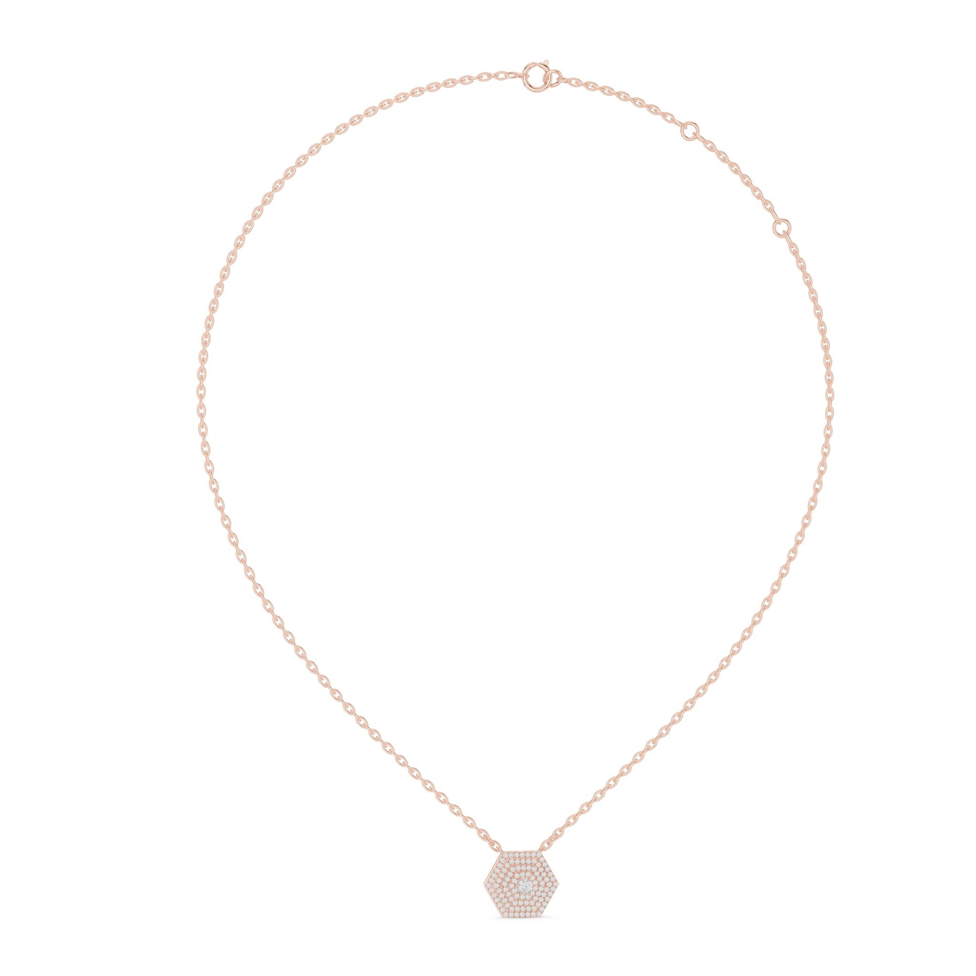 Round Lab Grown Diamond Halo Pendant