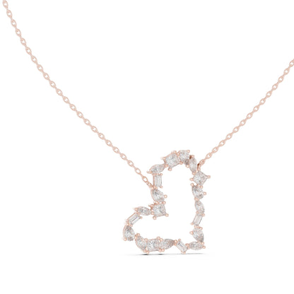 Round Lab Grown Diamond Halo Pendant