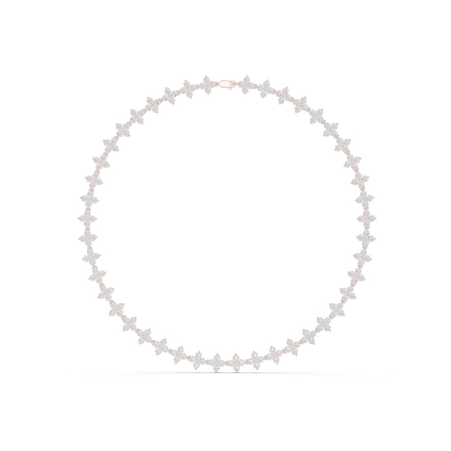 Round Lab Grown Diamond Halo Pendant