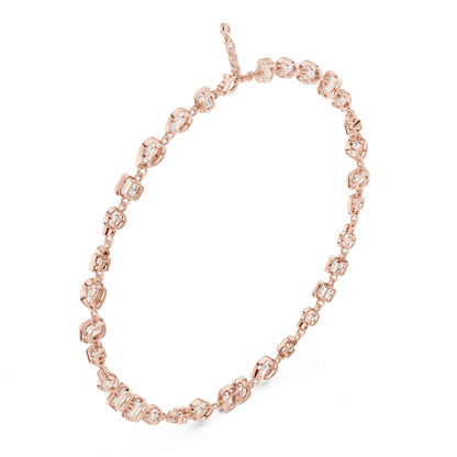 Round Lab Grown Diamond Halo Pendant