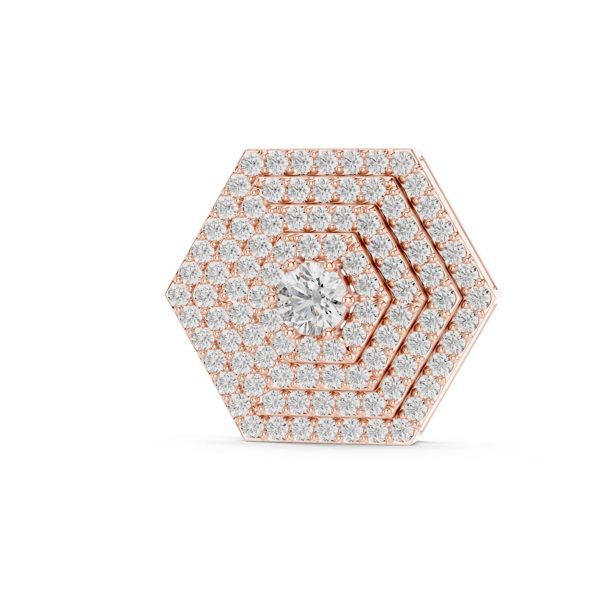 Round Lab Grown Diamond Halo Pendant