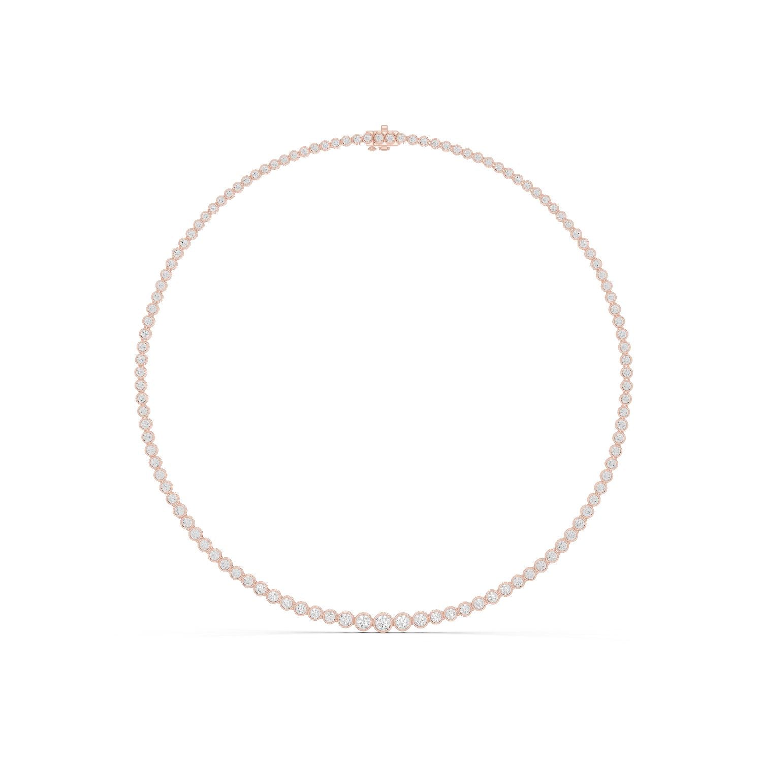 Round Lab Grown Diamond Halo Pendant