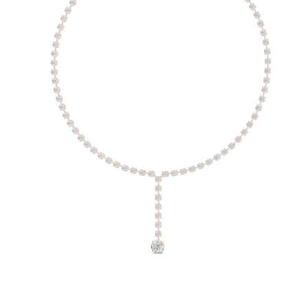 Round Lab Grown Diamond Halo Pendant