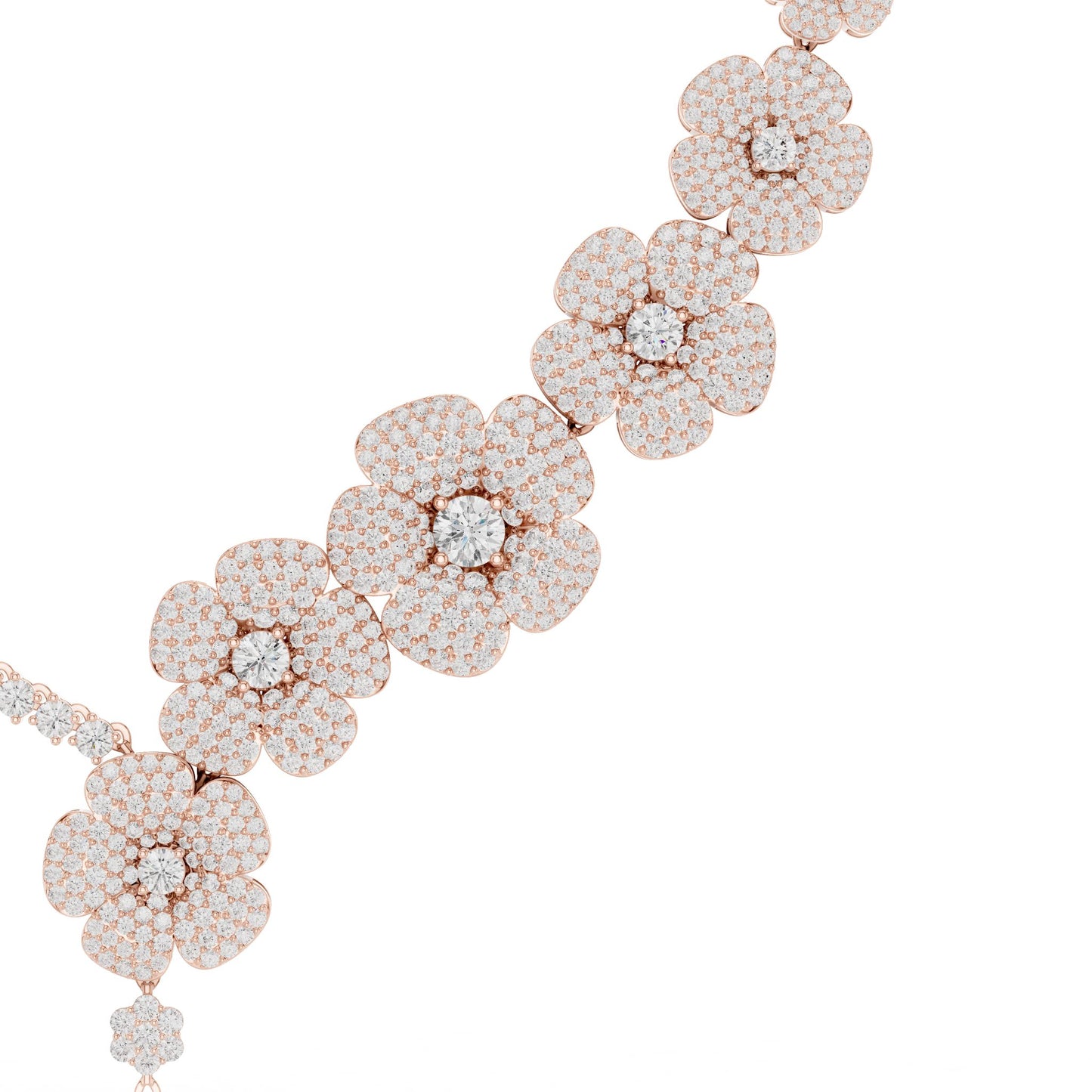 Round Lab Grown Diamond Halo Pendant