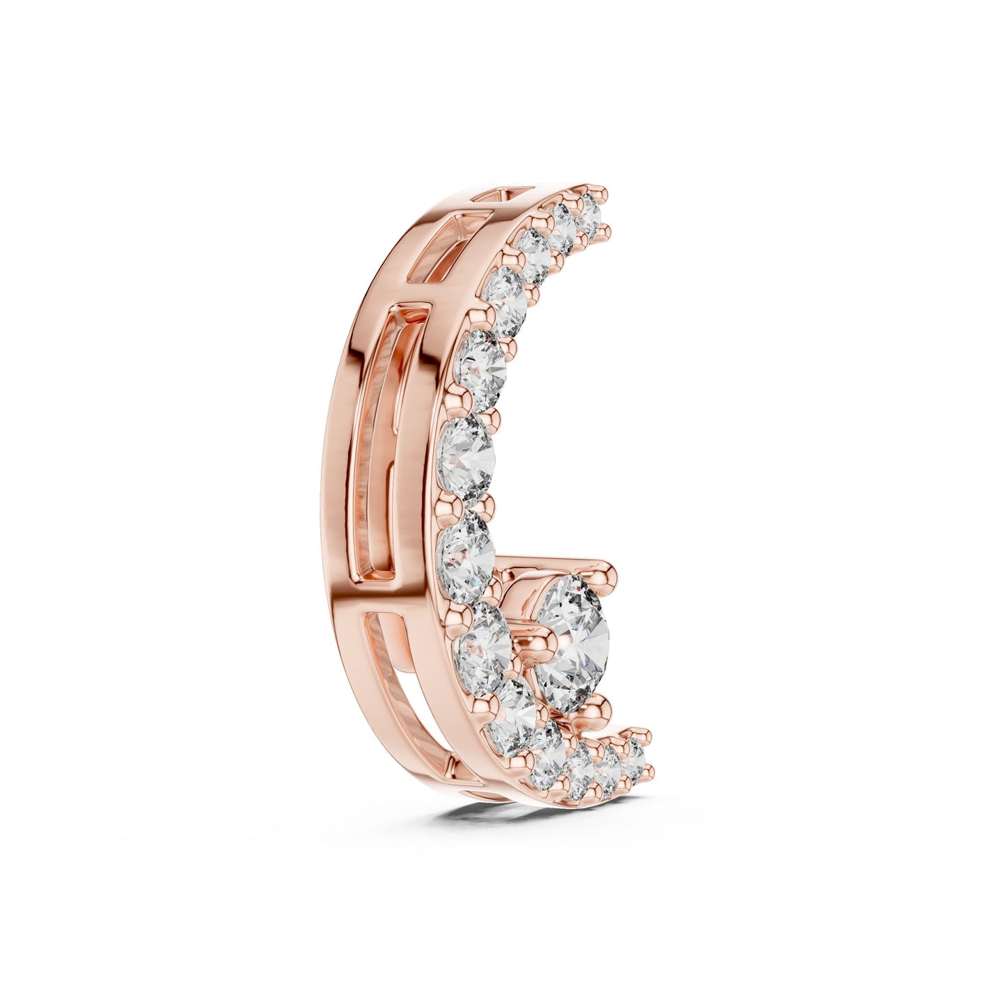 Round Lab Grown Diamond Halo Pendant