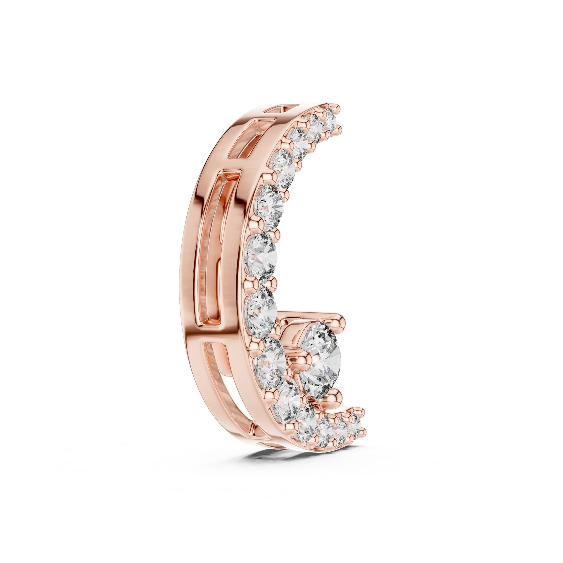 Round Lab Grown Diamond Halo Pendant