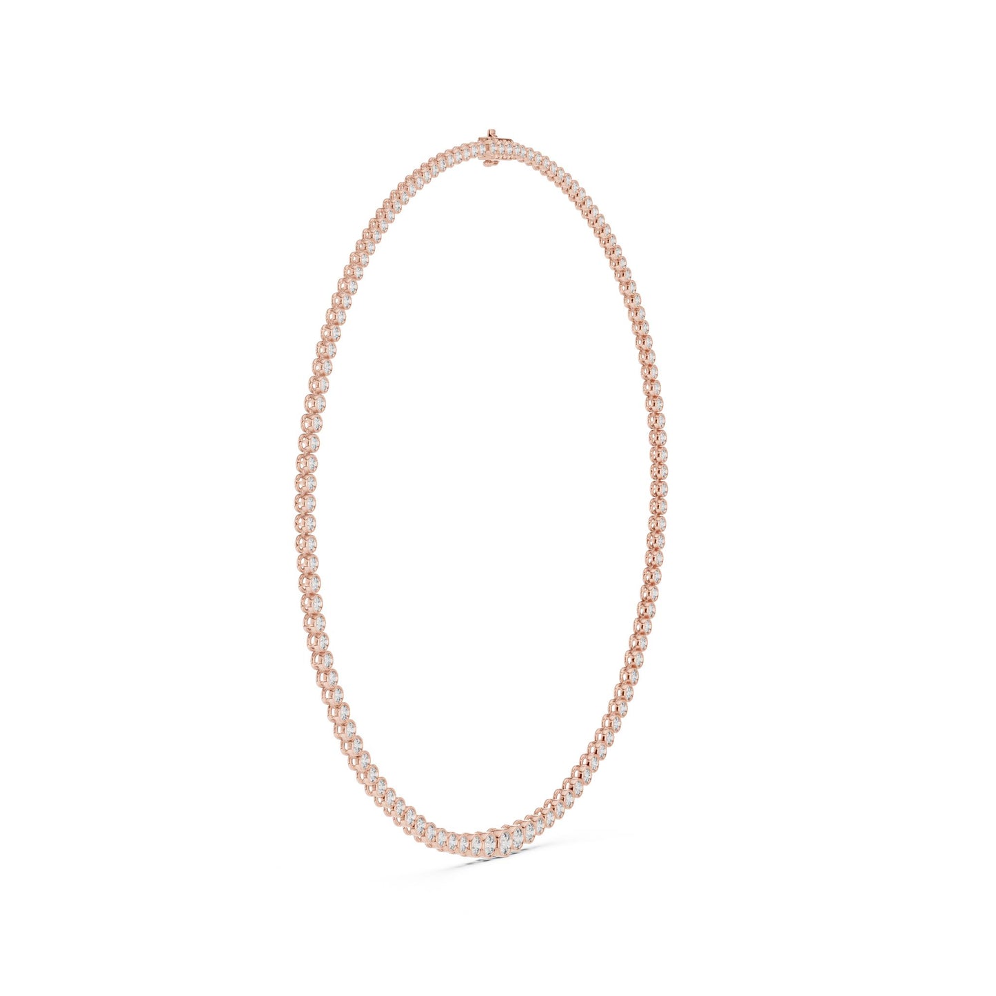 Round Lab Grown Diamond Halo Pendant