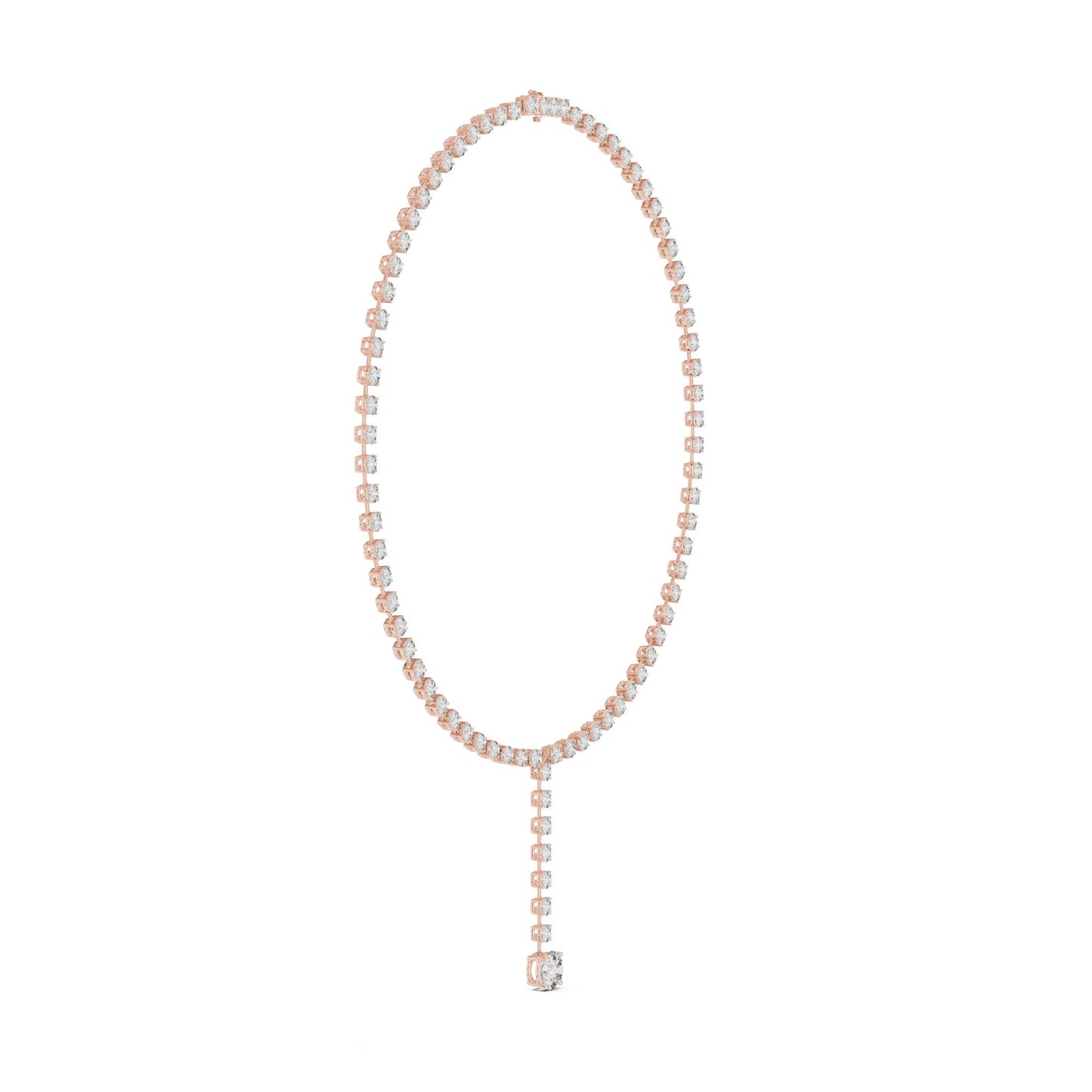 Round Lab Grown Diamond Halo Pendant
