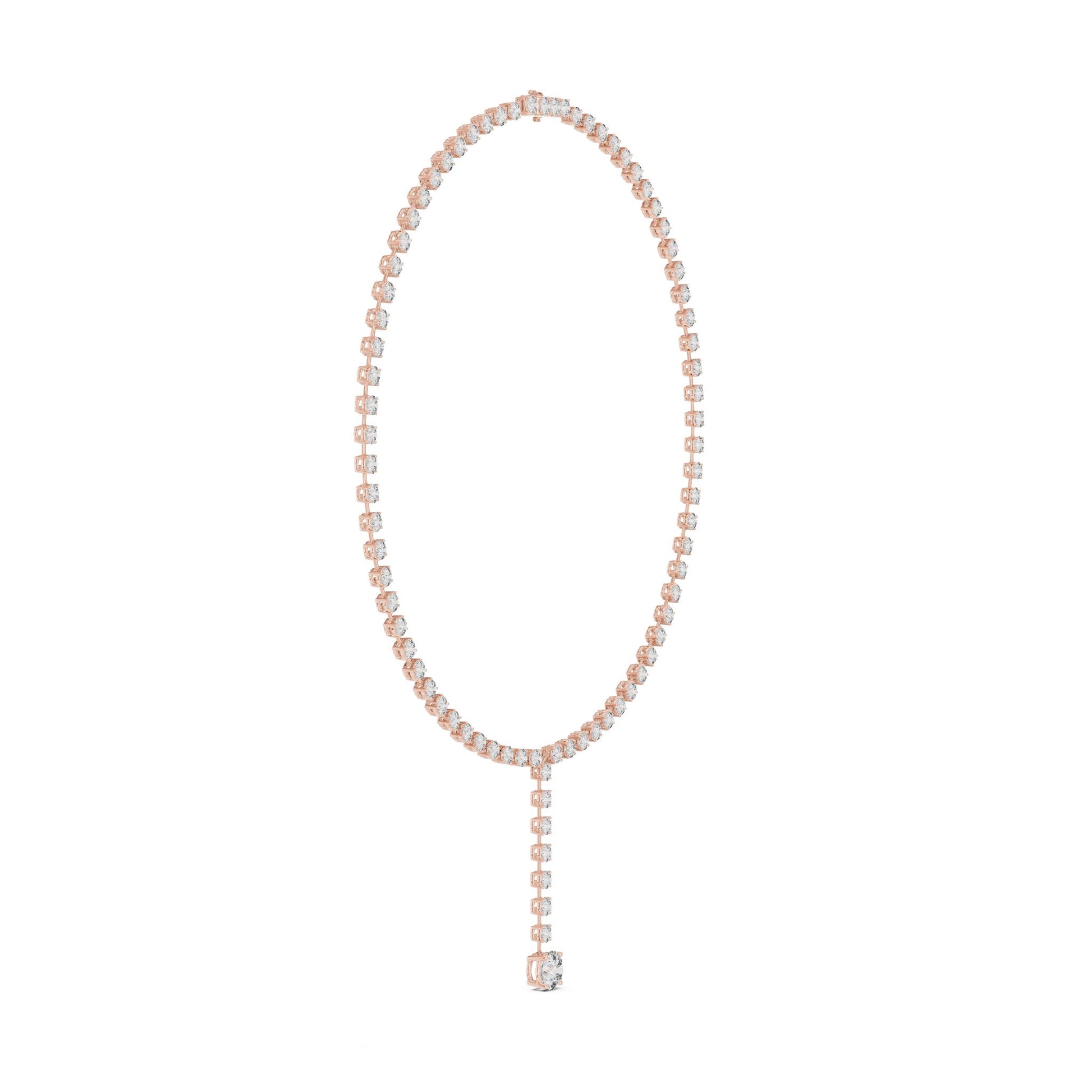 Round Lab Grown Diamond Halo Pendant