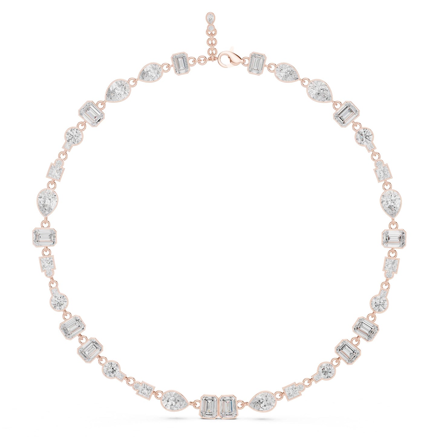 Round Lab Grown Diamond Halo Pendant