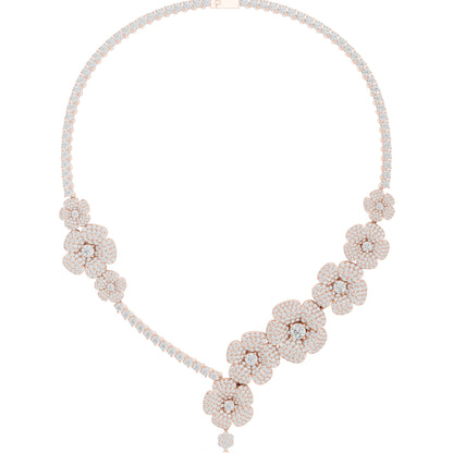 Round Lab Grown Diamond Halo Pendant