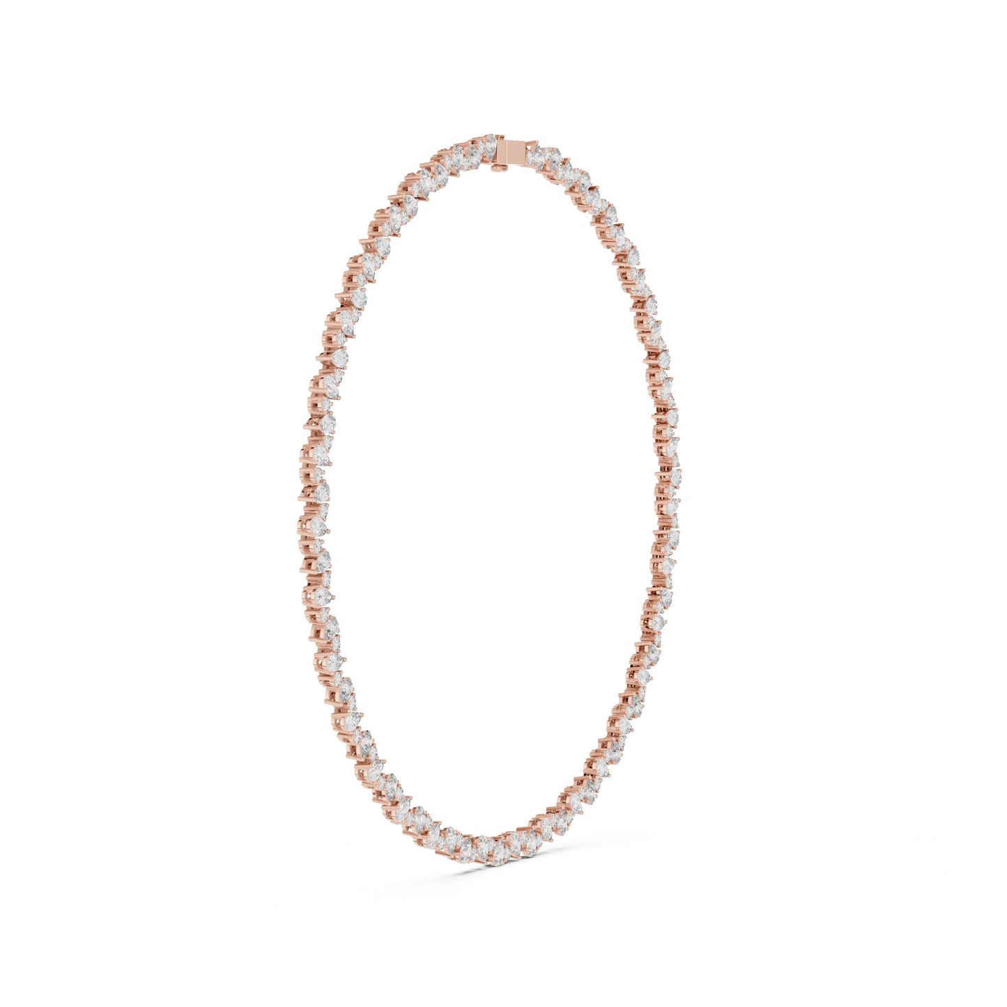 Round Lab Grown Diamond Halo Pendant