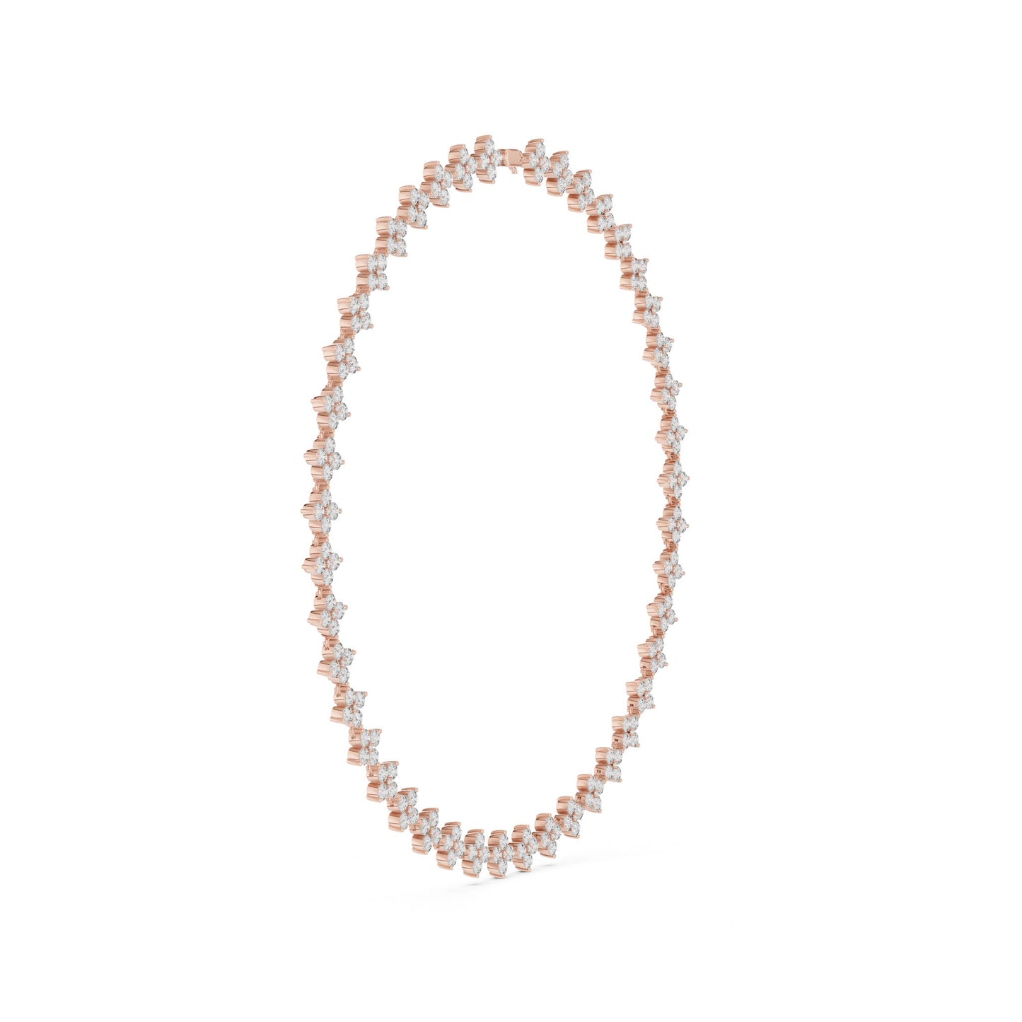 Round Lab Grown Diamond Halo Pendant