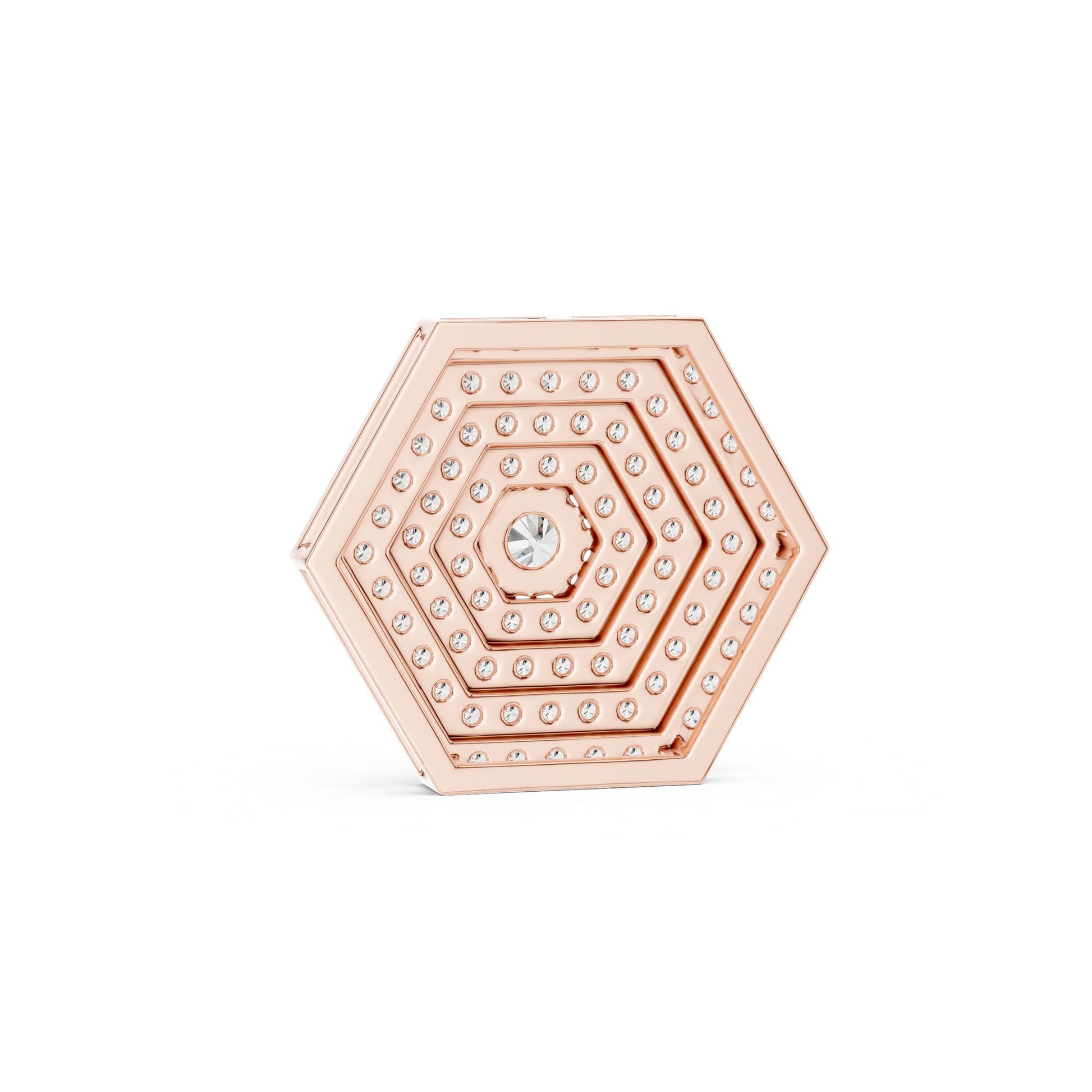 Round Lab Grown Diamond Halo Pendant