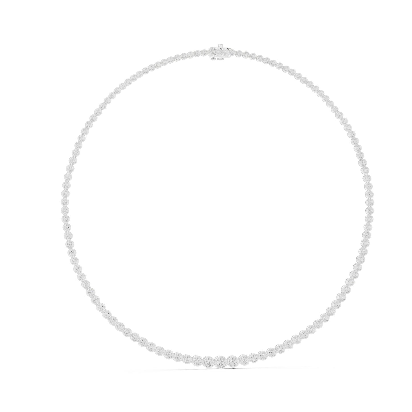 Round Lab Grown Diamond Halo Pendant