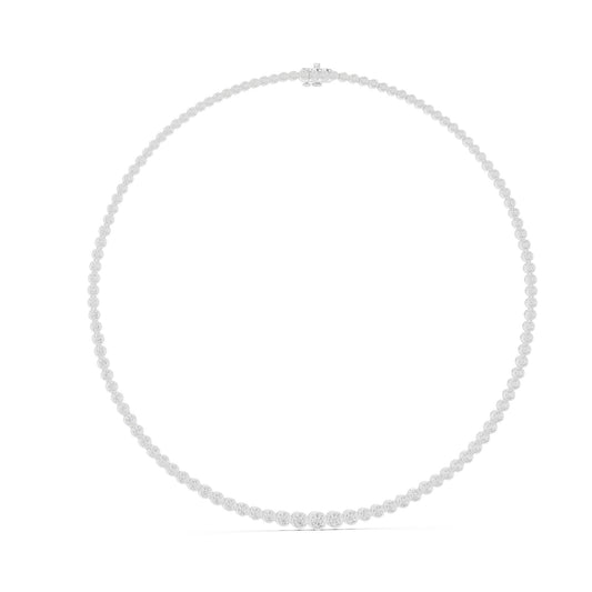 Round Lab Grown Diamond Halo Pendant