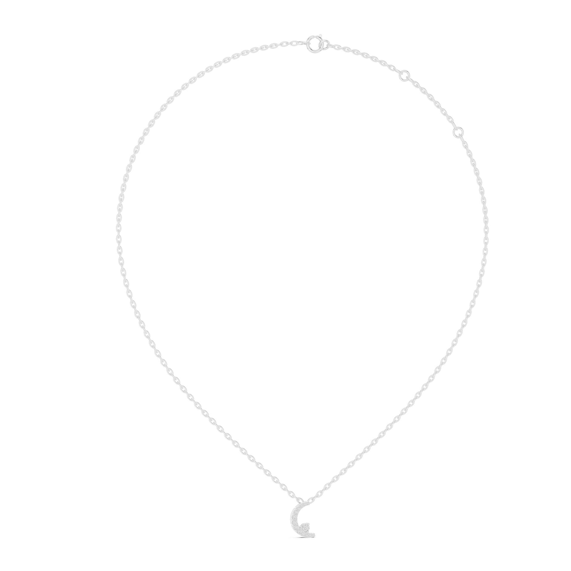 Round Lab Grown Diamond Halo Pendant