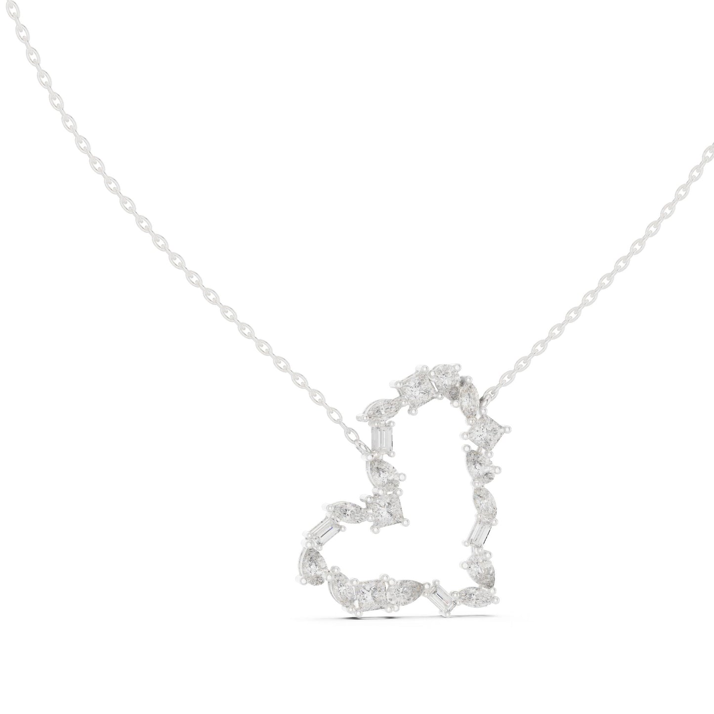Round Lab Grown Diamond Halo Pendant