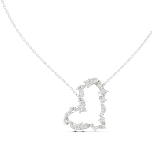 Round Lab Grown Diamond Halo Pendant