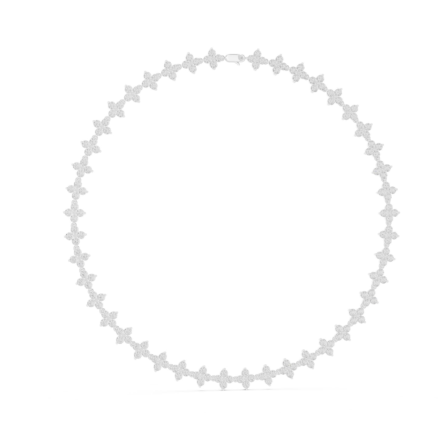 Round Lab Grown Diamond Halo Pendant