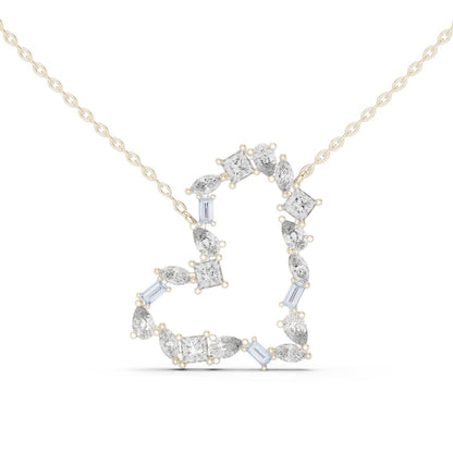 Round Lab Grown Diamond Halo Pendant