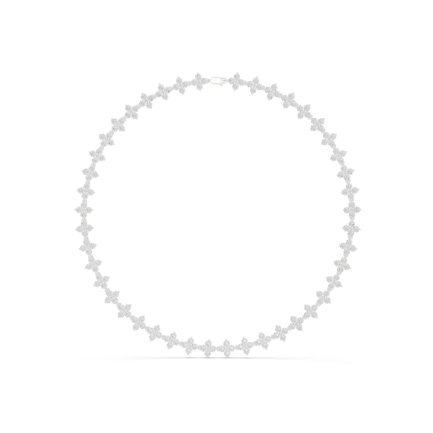 Round Lab Grown Diamond Halo Pendant