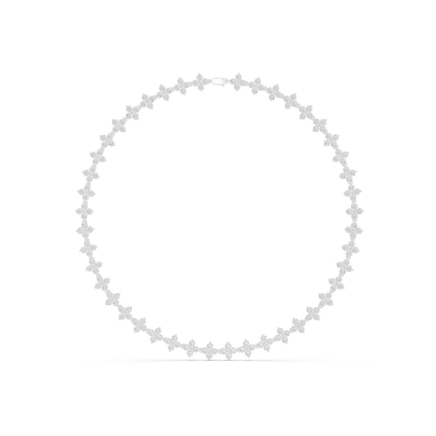 Round Lab Grown Diamond Halo Pendant